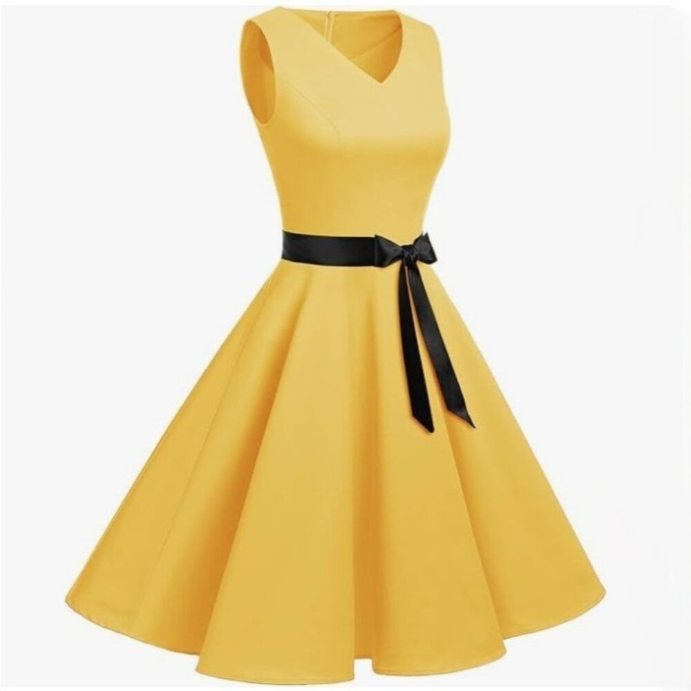 NWOT 1950s Vintage Inspired Swing Pin-Up Dress